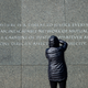 People visit the Martin Luther King Jr. Memorial in Washington, DC on Martin Luther King Day on January 21, 2019.